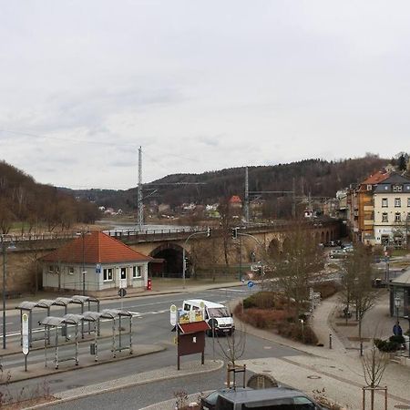 Elbtalblick Koenigstein Im Deutschen Haus Königstein an der Elbe Exterior foto